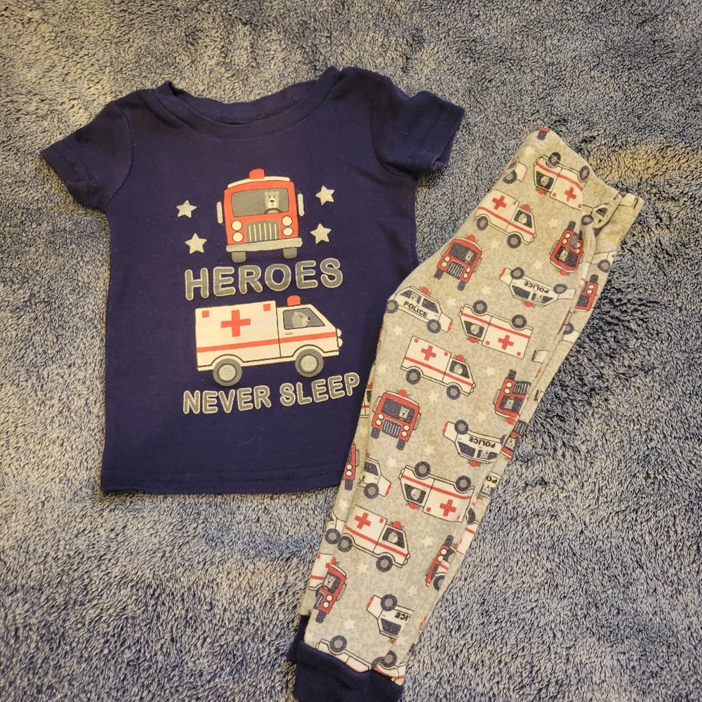 Heroes Never Sleep PJ set